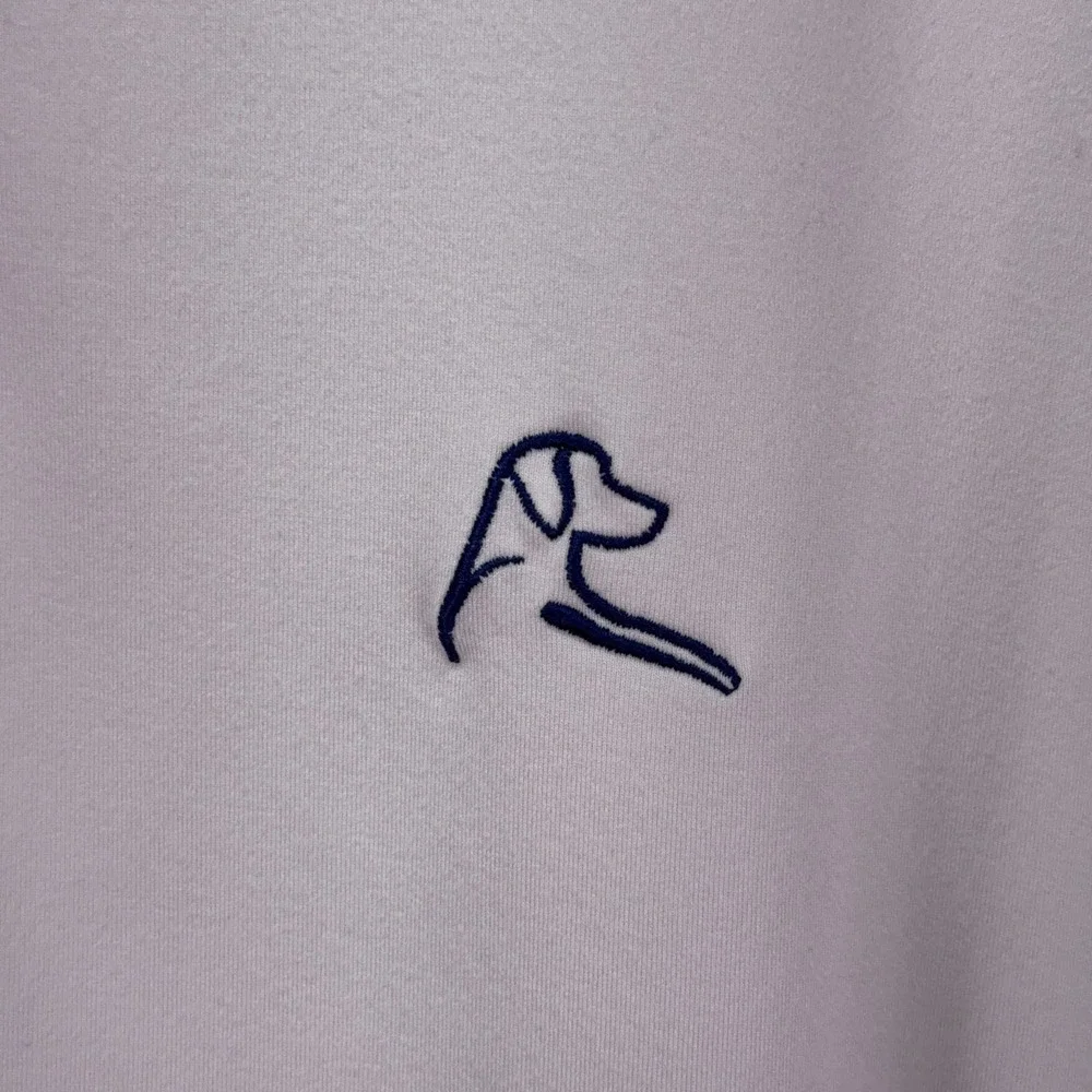Rhoback Shirt Men 3XL White 1/4 Zip Pullover Performance Athleisure Stretch Golf